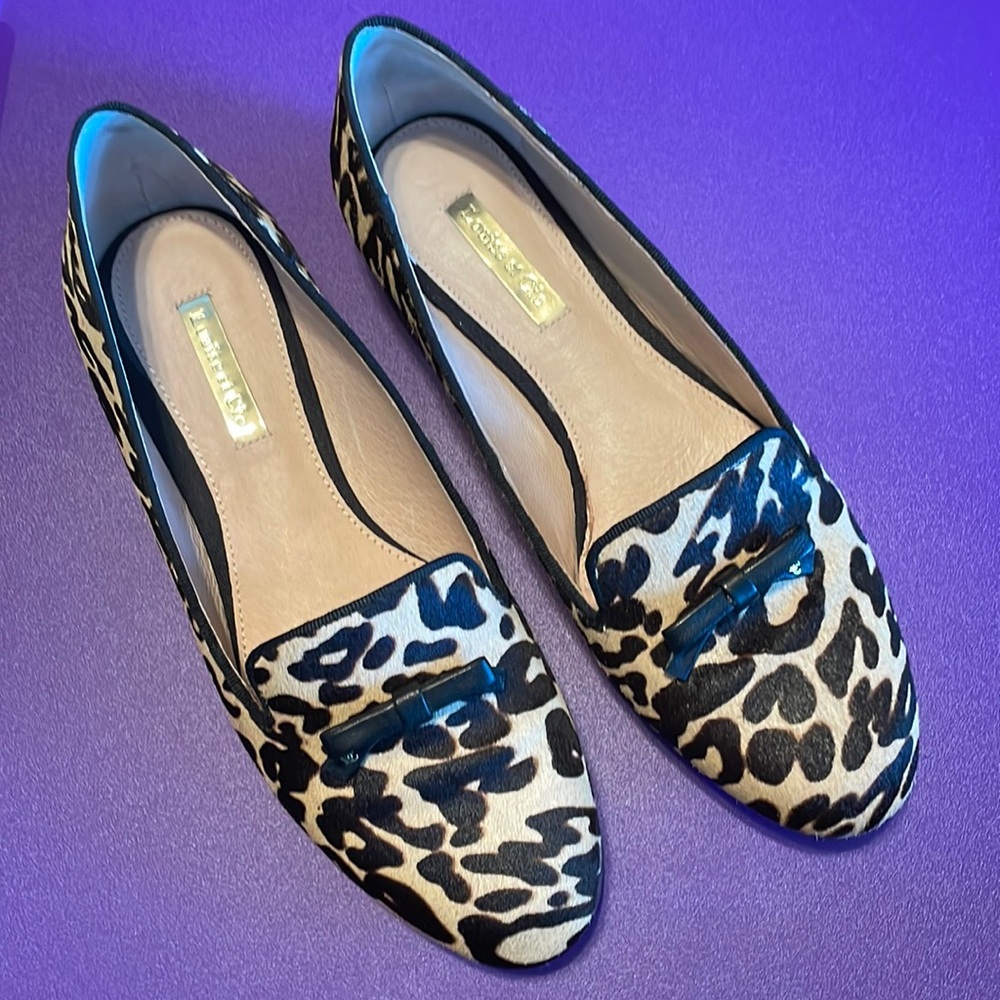 Perfect Condition Louise et Cie animal print flats